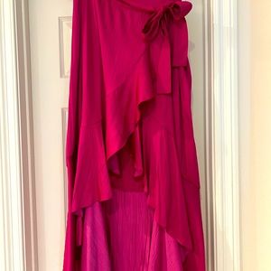 NWT Anthropologie Maeve Wrap Ruffle Skir